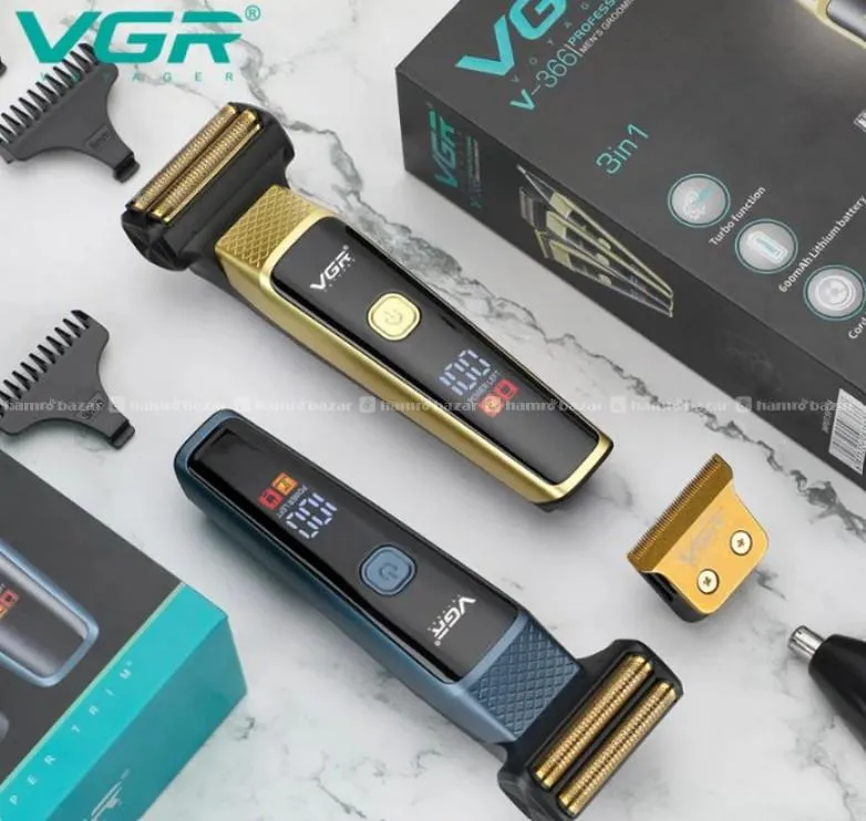 VGR V366 Professional 3-in-1 Trimmer Shaver 2