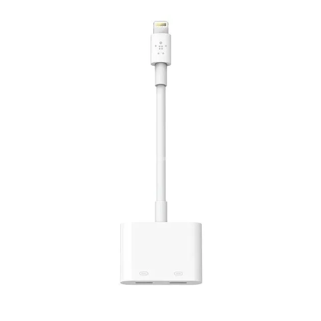 Belkin F8j198btwht-blk Lightning Audio + Charge 2