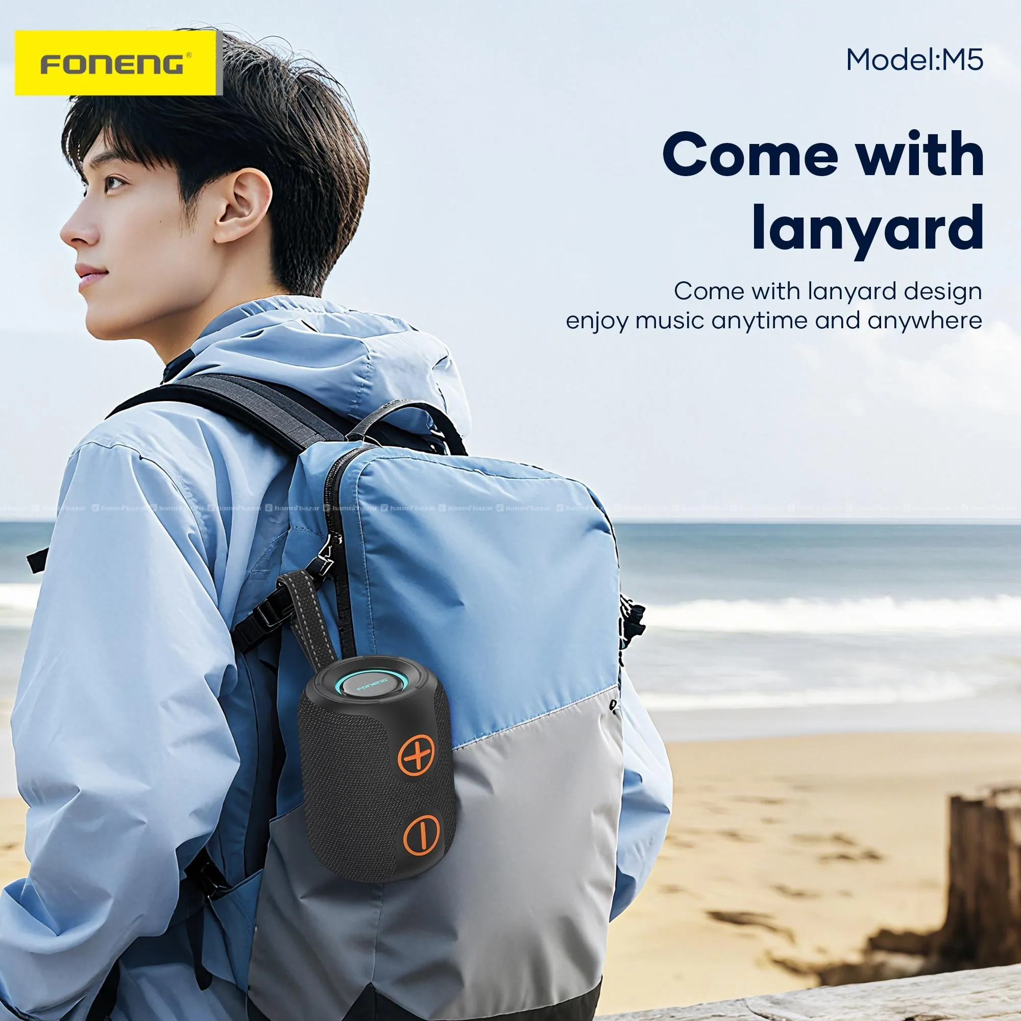 Foneng M5 Deep Bass Portable Bluetooth Speaker 2