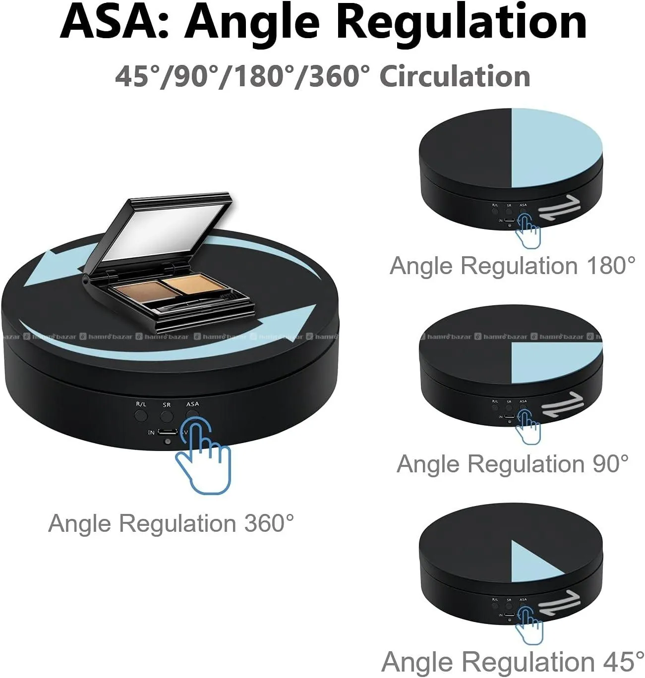 360° Motorized Rotating Display Stand 15CM 4