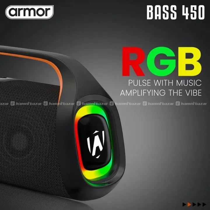 Armor Bass 450 Bluetooth Speaker 20W 5