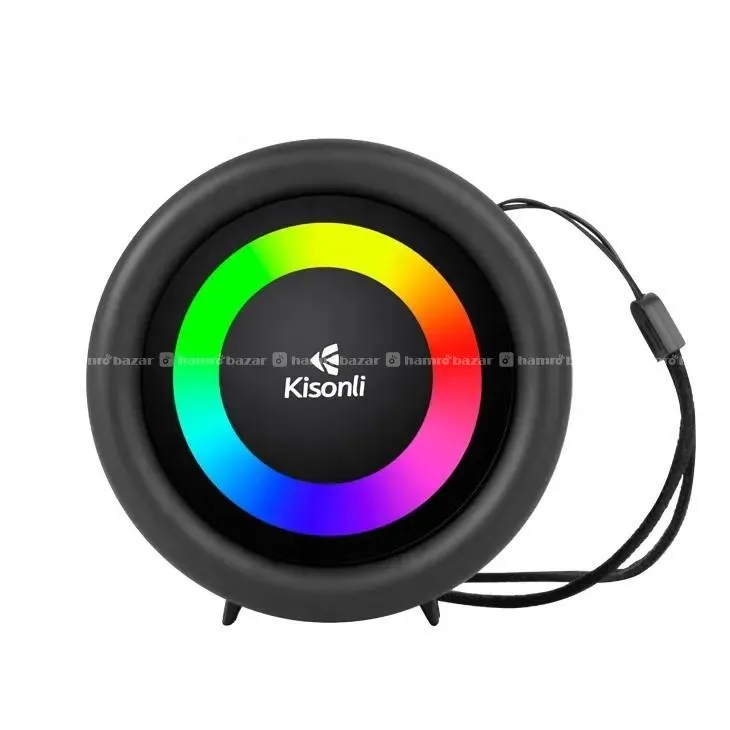 Kisonli S16 Bluetooth Speaker With LED Lights 4