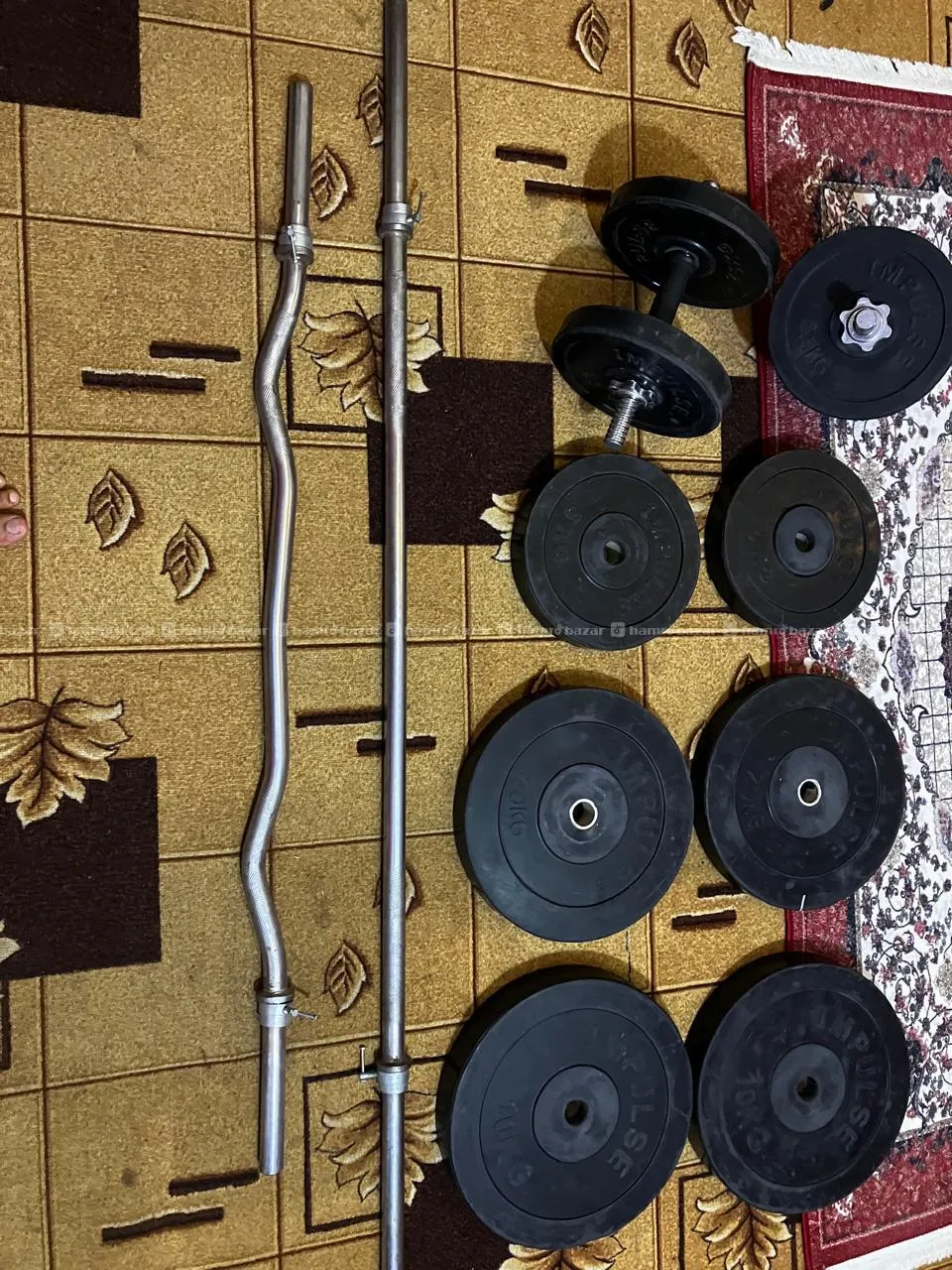 55 KG Adjustable Dumbell Gym Set 2