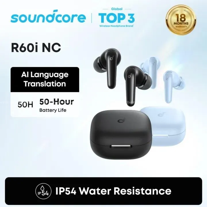 Anker Soundcore R60i NC Wireless Earbuds 3