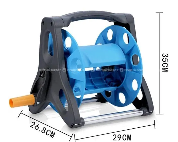 Garden house reel with pipe set 25/mr 2
