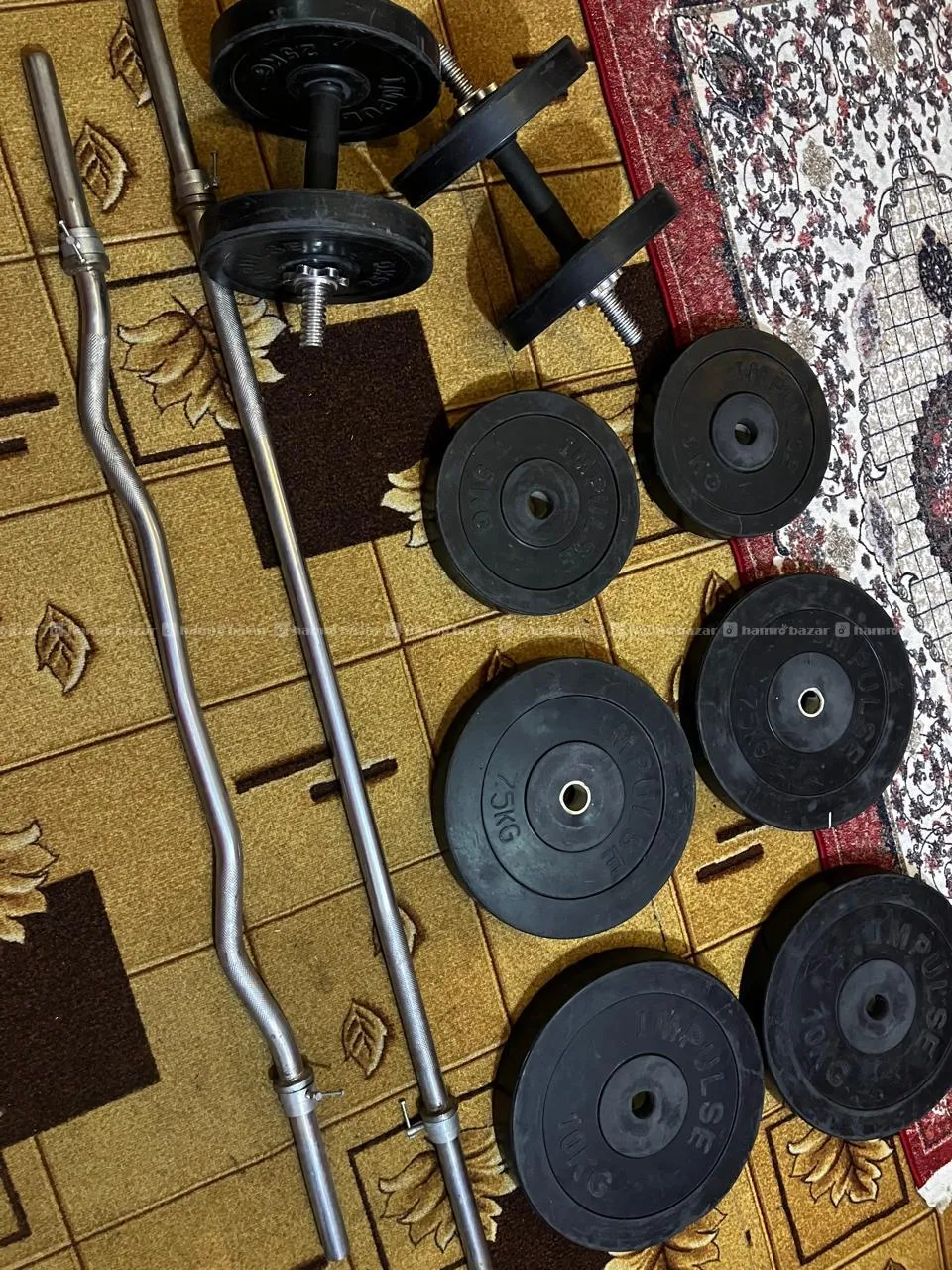 55 KG Adjustable Dumbell Gym Set 4