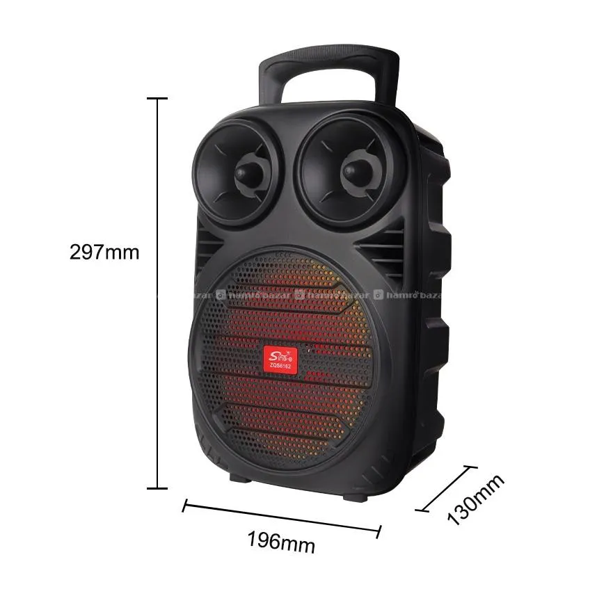 Sing-e ZQS6162 Portable 15W Speaker With Mic 2
