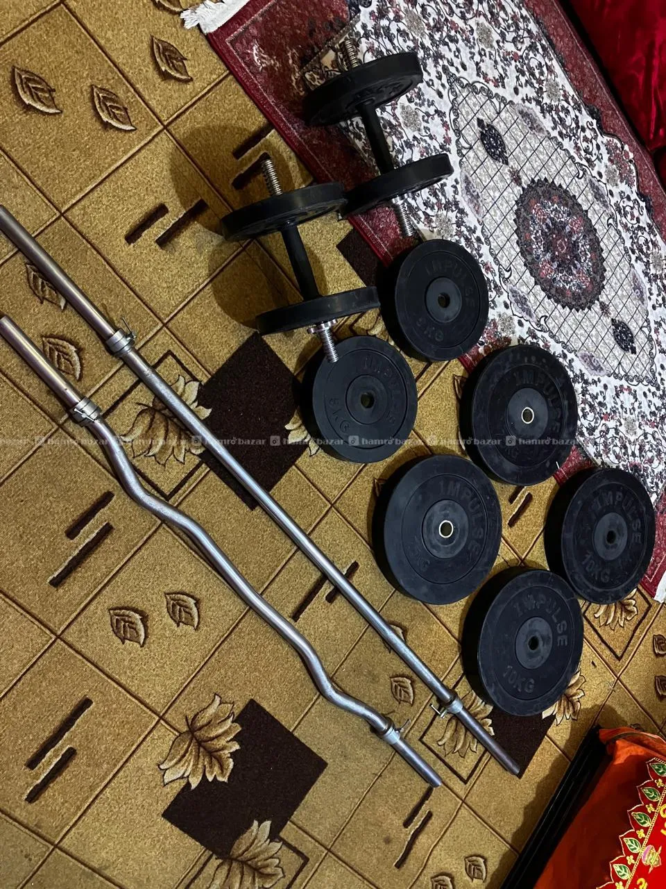 55 KG Adjustable Dumbell Gym Set 7