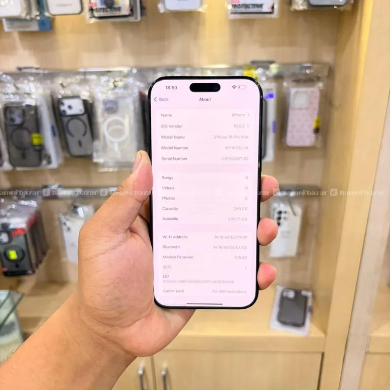 I Phone 16 Pro Max 256 Gb ( Bh-94% ) 5