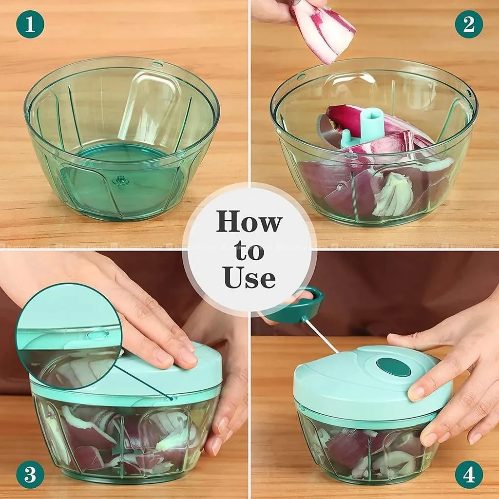 Round Hand Vegetable Rope Chopper 4