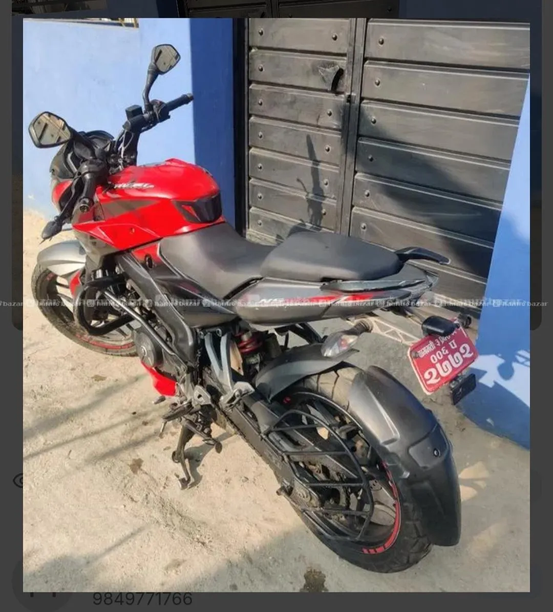 ns 200| 2019 model| red| urgent sell 2