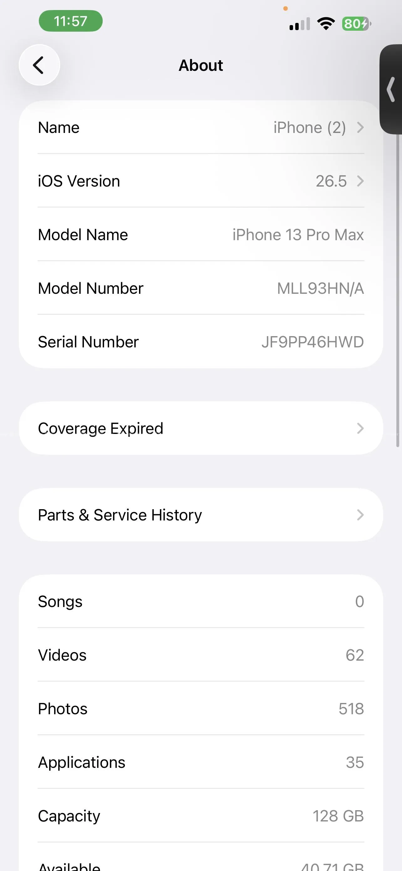 Iphone 13 pro max 128gb 2