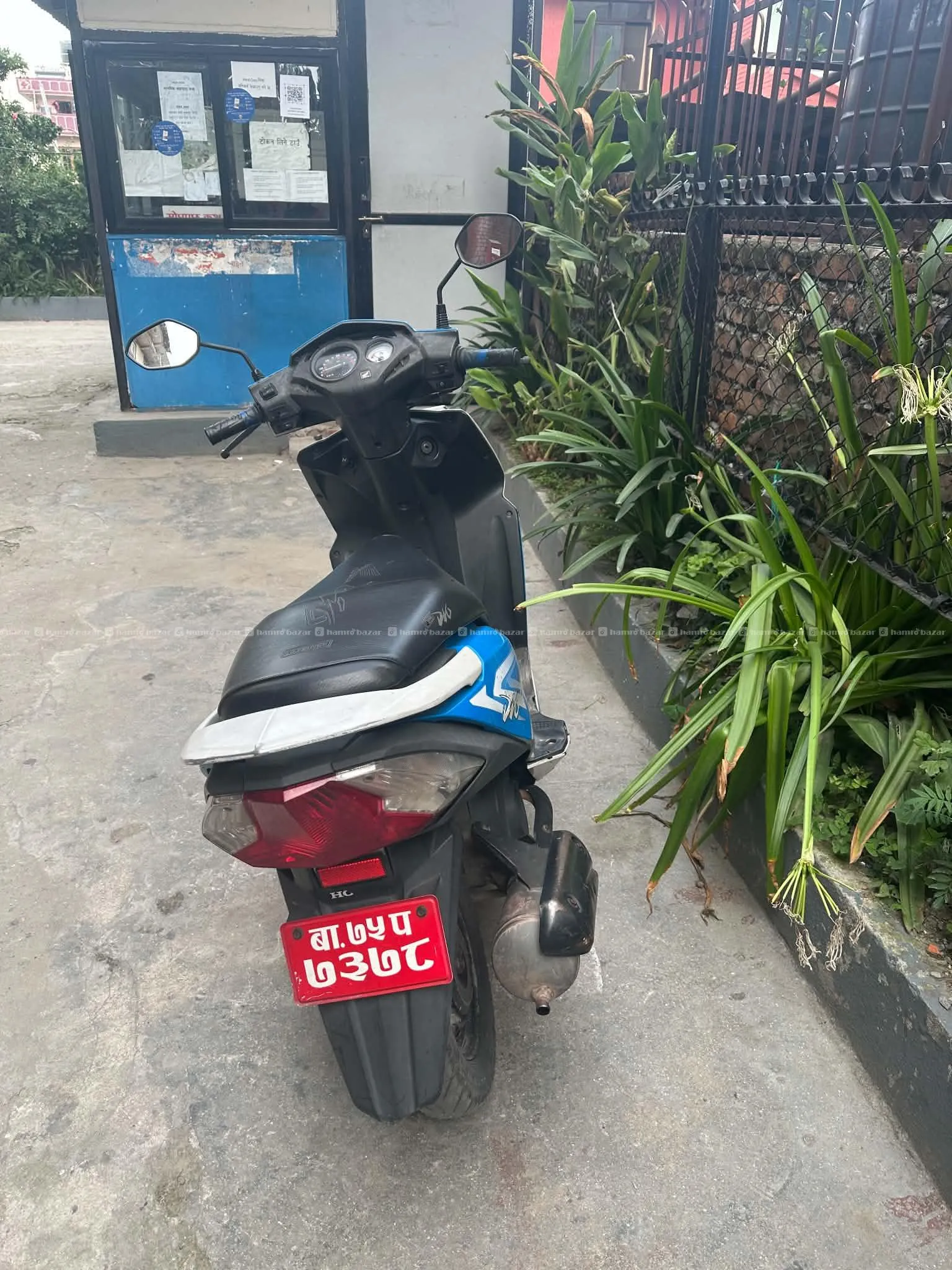 dio scooter blue color on sale 2