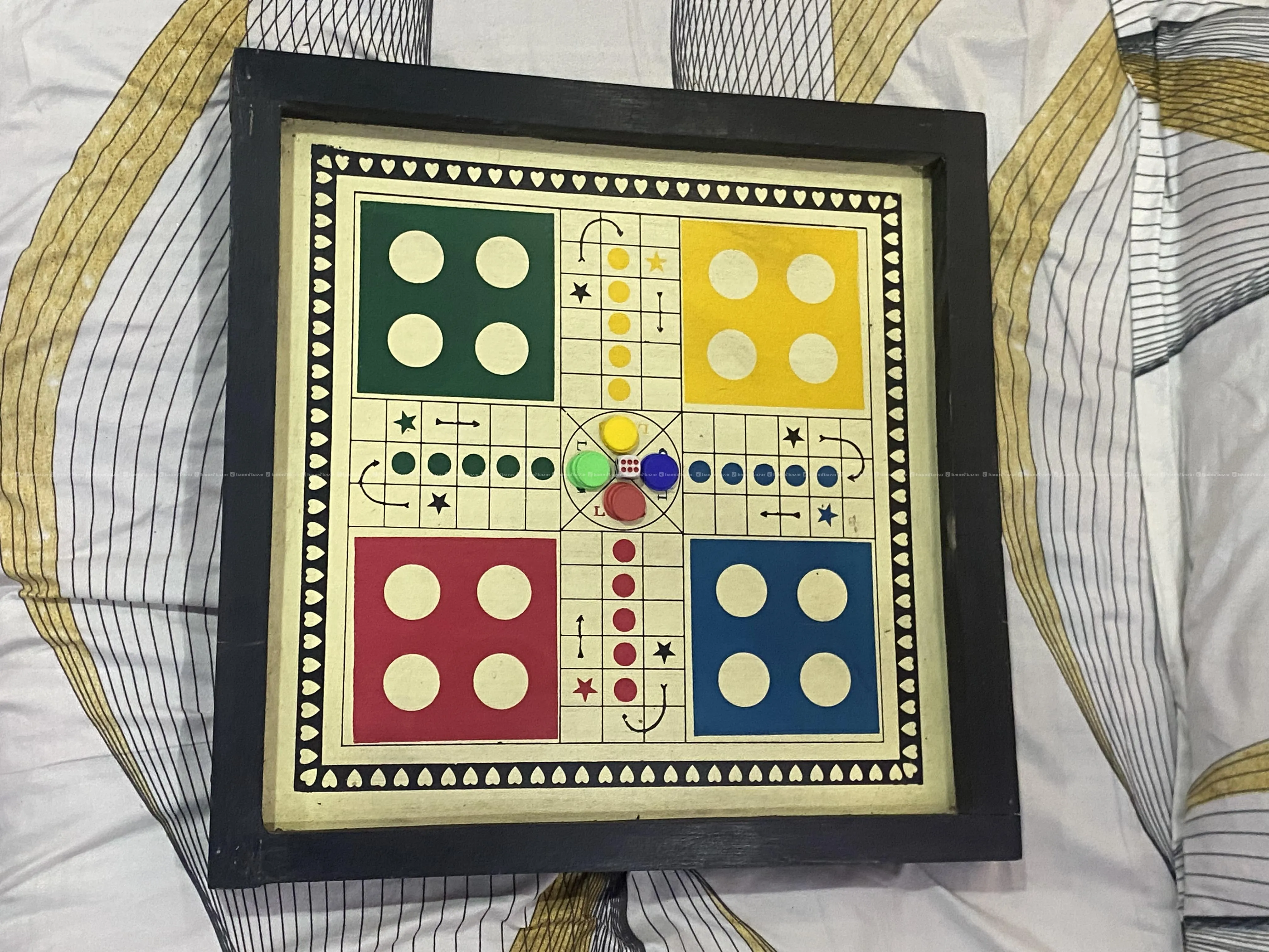 🎲 Premium Wooden Ludo Board + 🎸 Acoustic Guitar 3