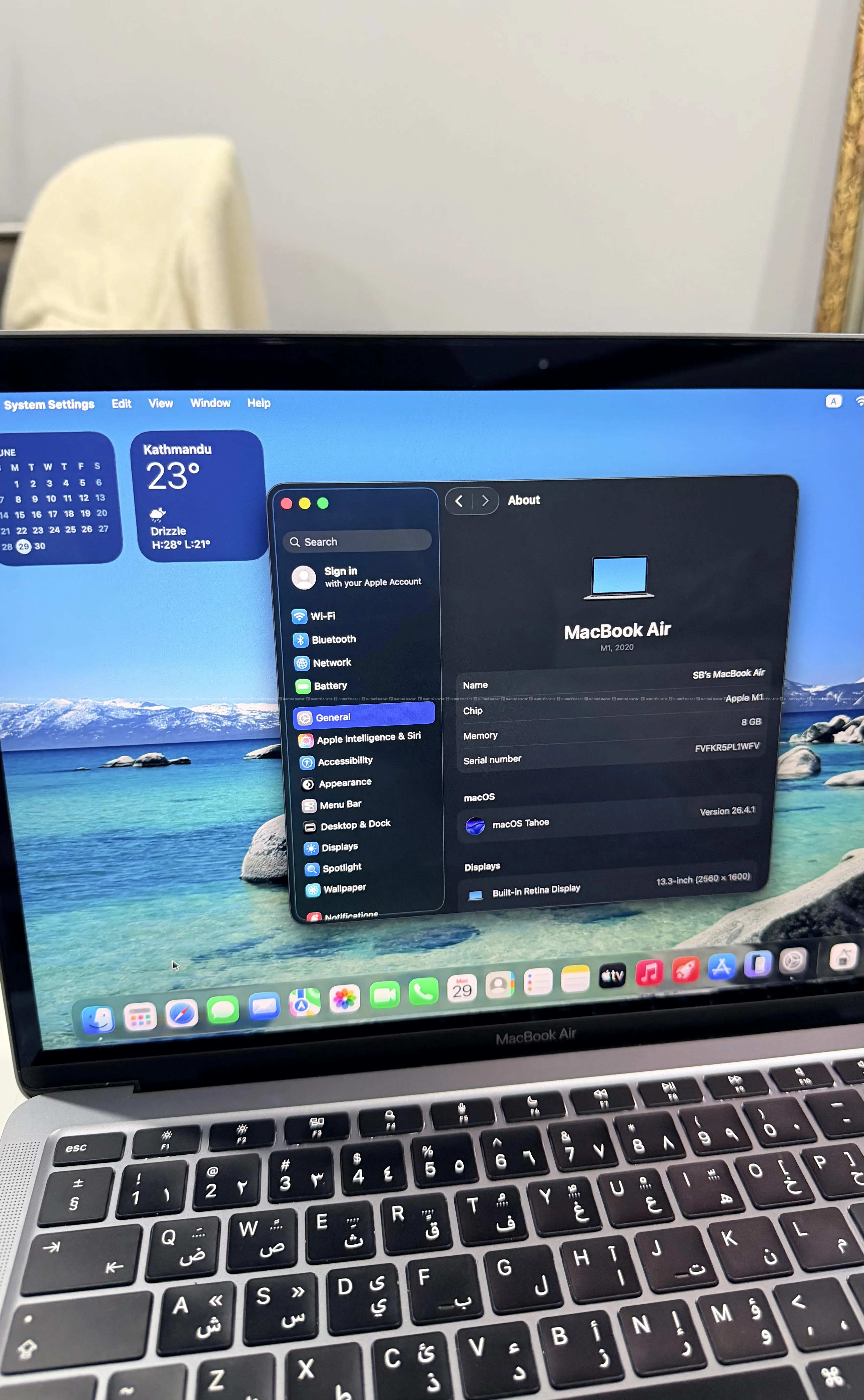 Macbook Air M1 256GB 4