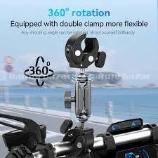 TELESIN Aluminum Alloy Double Clamp 2