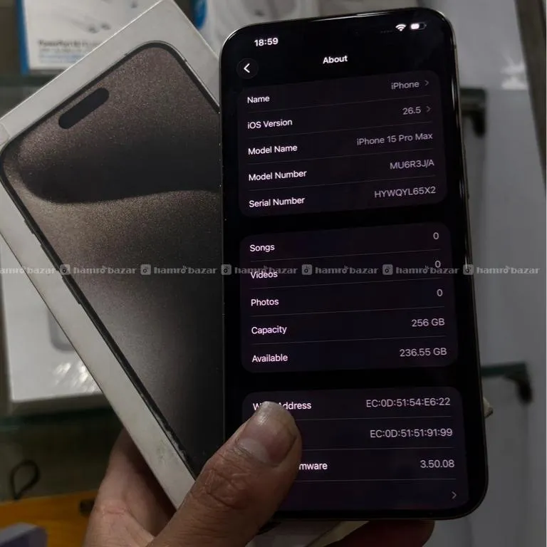 iPhone 15 Pro Max (256B) With IME Matching Box‼️ 3