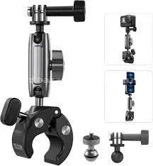 TELESIN Aluminum Alloy Double Clamp 1