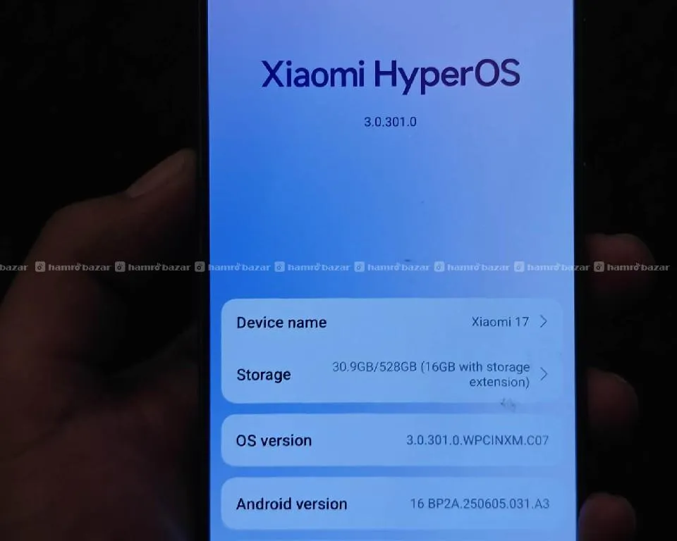 Xiaomi 17 12/512 2