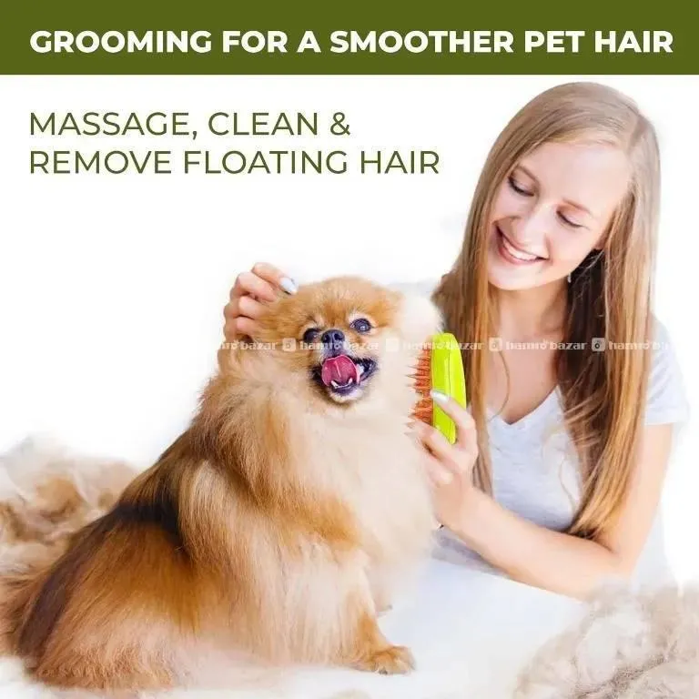 Cat Brush,3 In1 Spray Cat Brush, Self Cleaning Cat 4