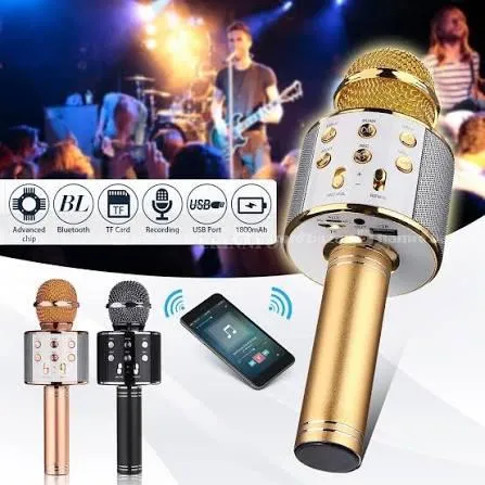 Wster Microphone Usb Bluetooth Mic Speaker Ws-858 2