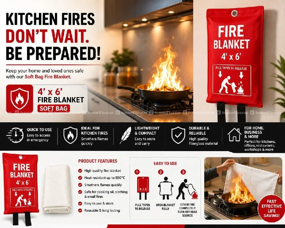 Fire Blanket 4/6 feet 5