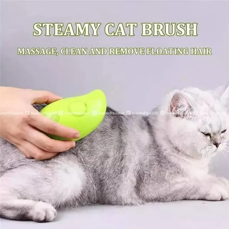 Cat Brush,3 In1 Spray Cat Brush, Self Cleaning Cat 6