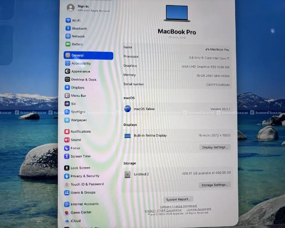 MacBook pro 2019,16gb,512gb ssd laptop. 7