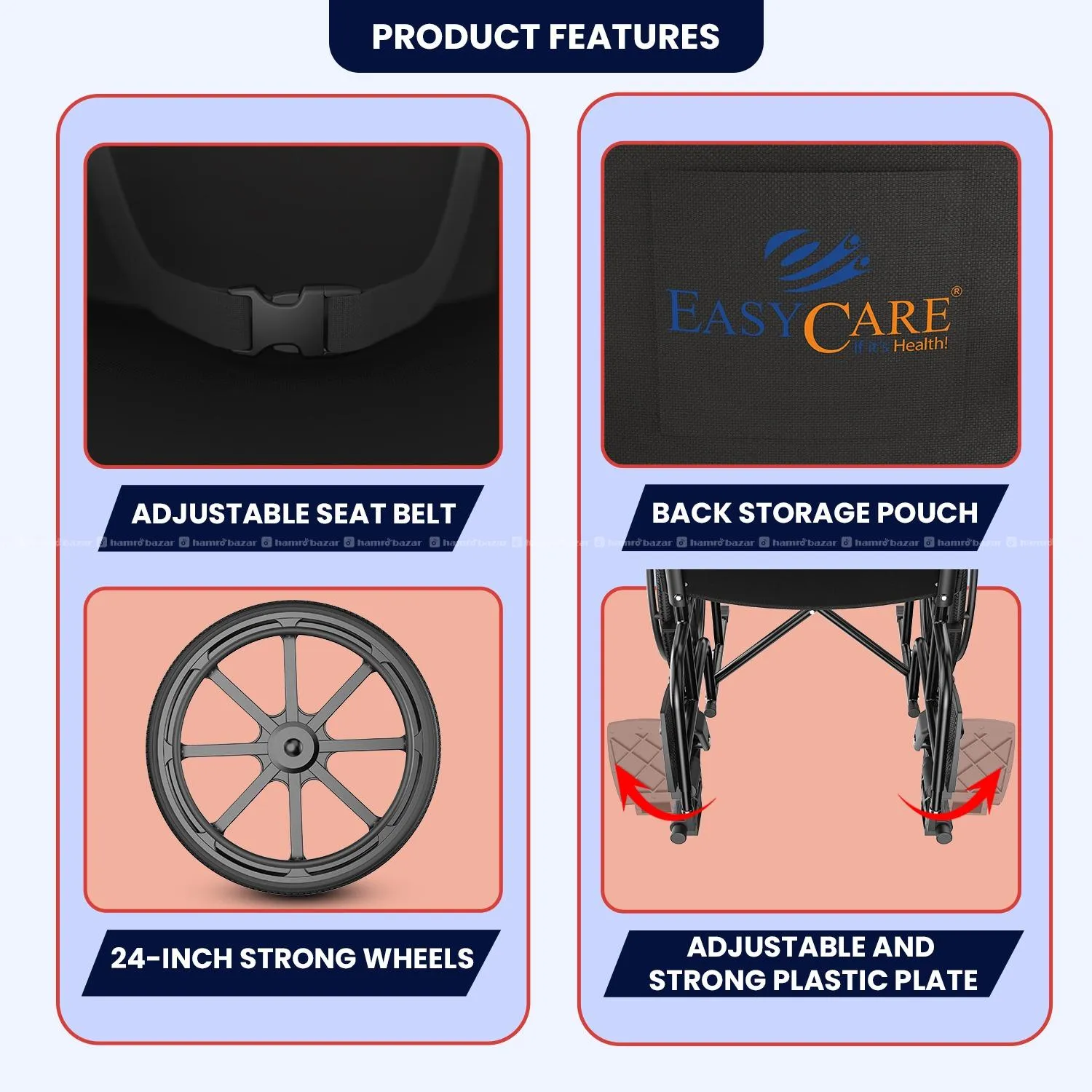 EASY CARE WHEEL CHAIR 3