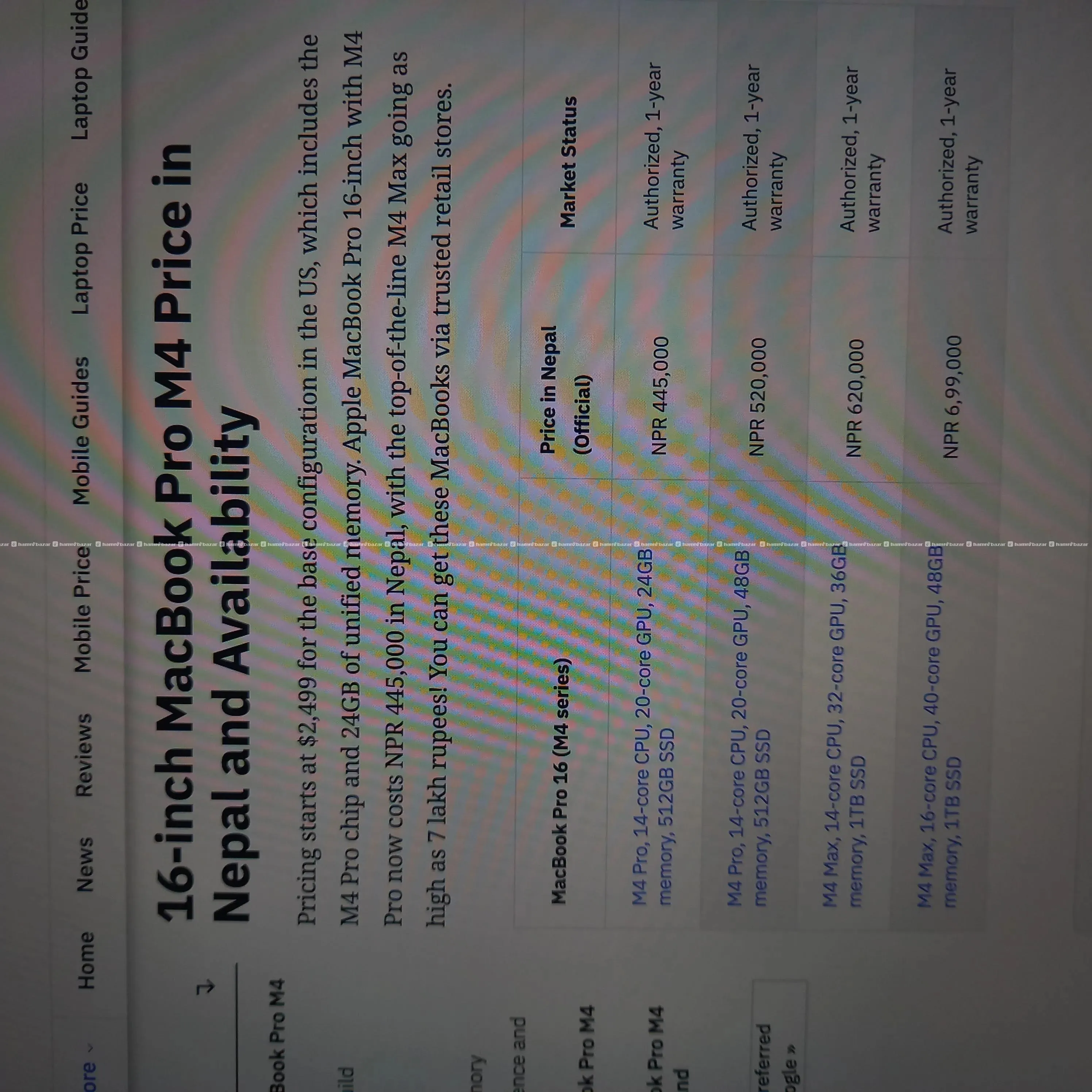 Macbook Pro M4 Pro [24GB/512GB, 16 inch] [Genuine] 7