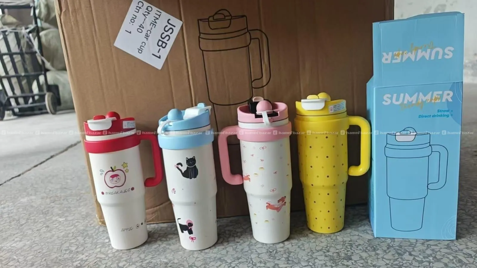 Summer Trendy Cups - Direct drinking with straw 3
