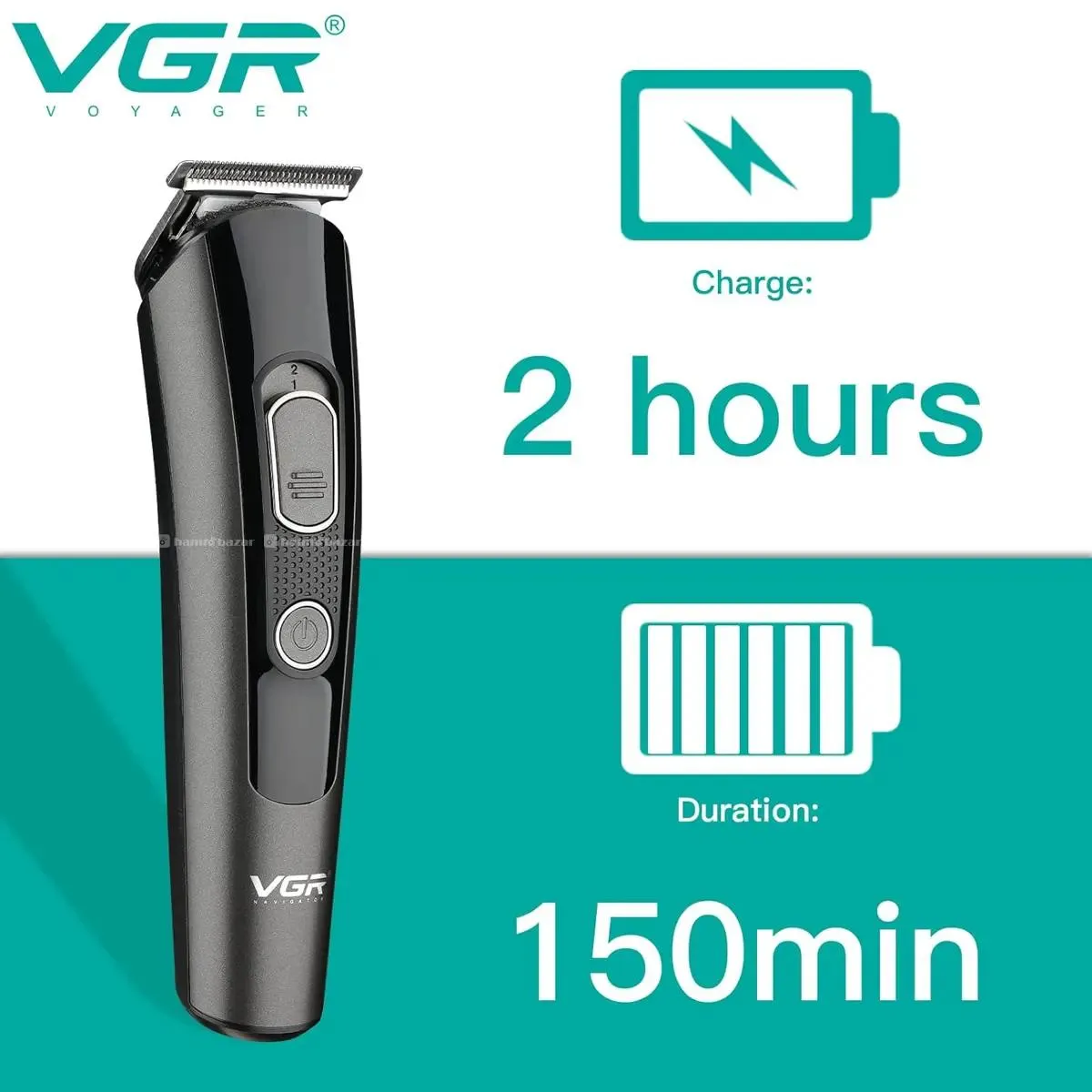 VGR V175  5 in 1 Professional Cordless trimmer 5