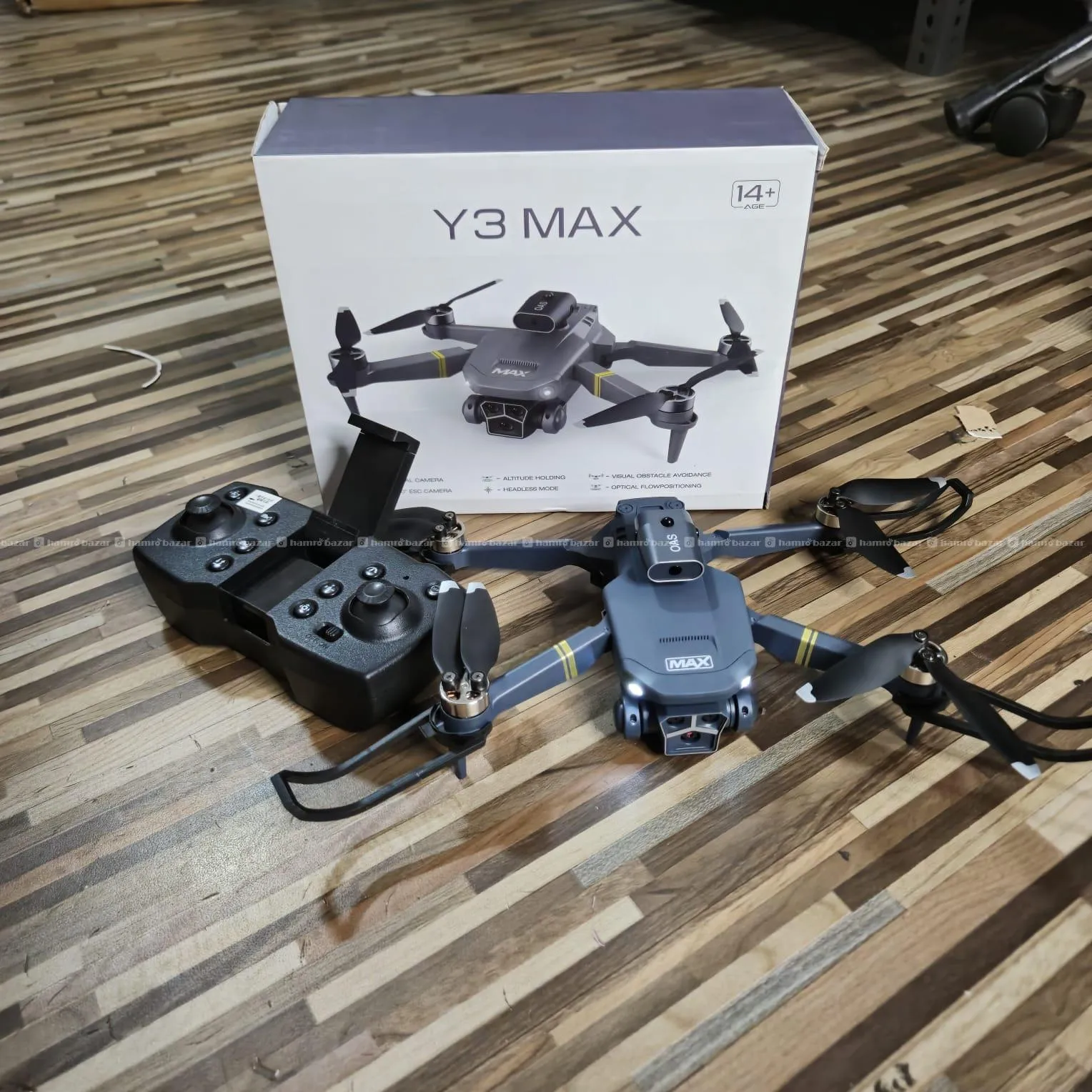 Y3 max triple camera Drone with HD CAMERA 5