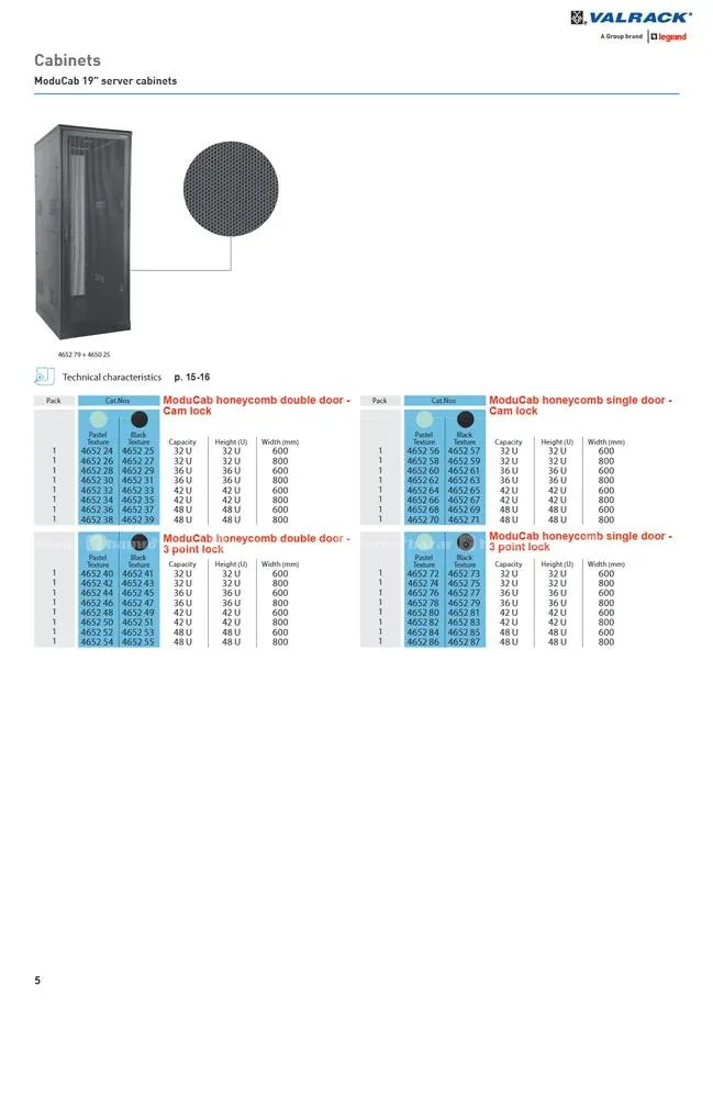 Valrack Floorstanding 27U rack 600*800 (465623) 2