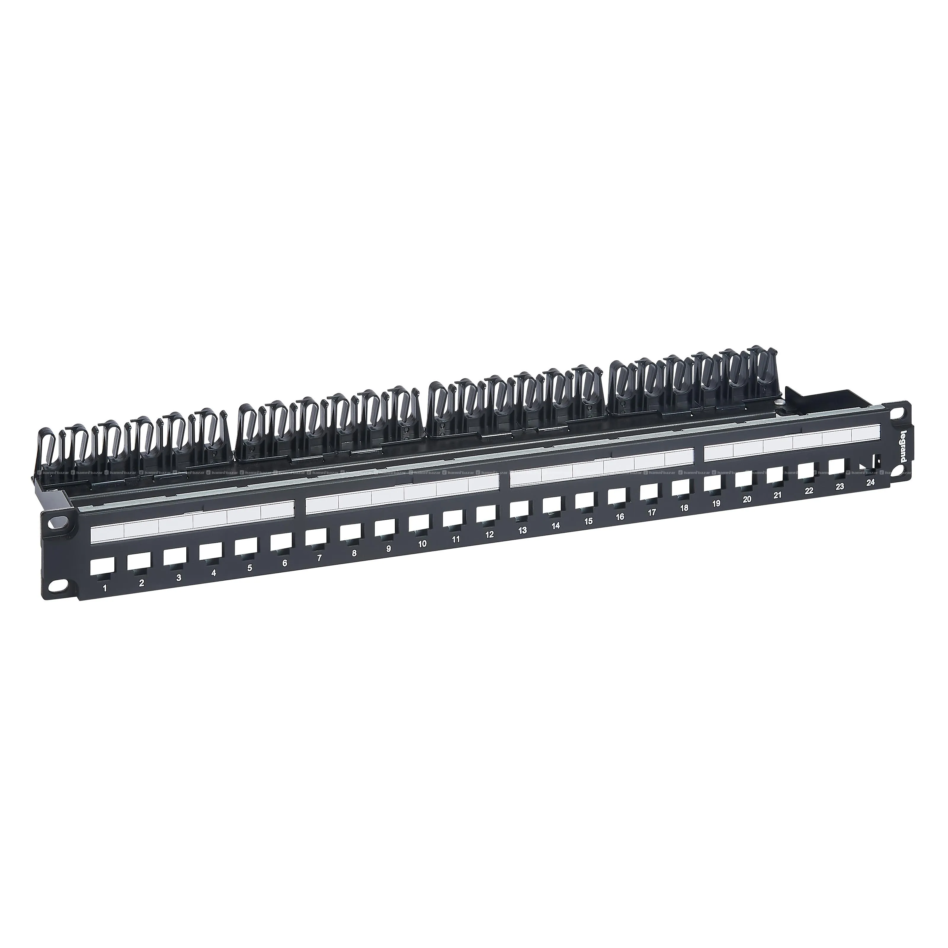 Legrand FLAT PATCH PANEL CAT6A 48 PORT 1U 632850 3