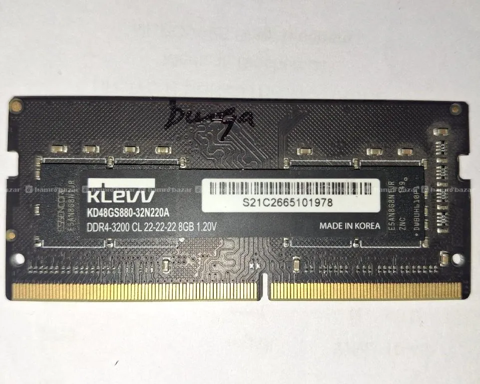 DDR4 Laptop RAM 16GB (2x8GB) SODIMM 3200MHz CL22 2