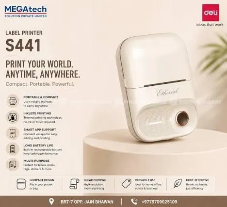 Deli ES441 Household 2" Label Portable Printer