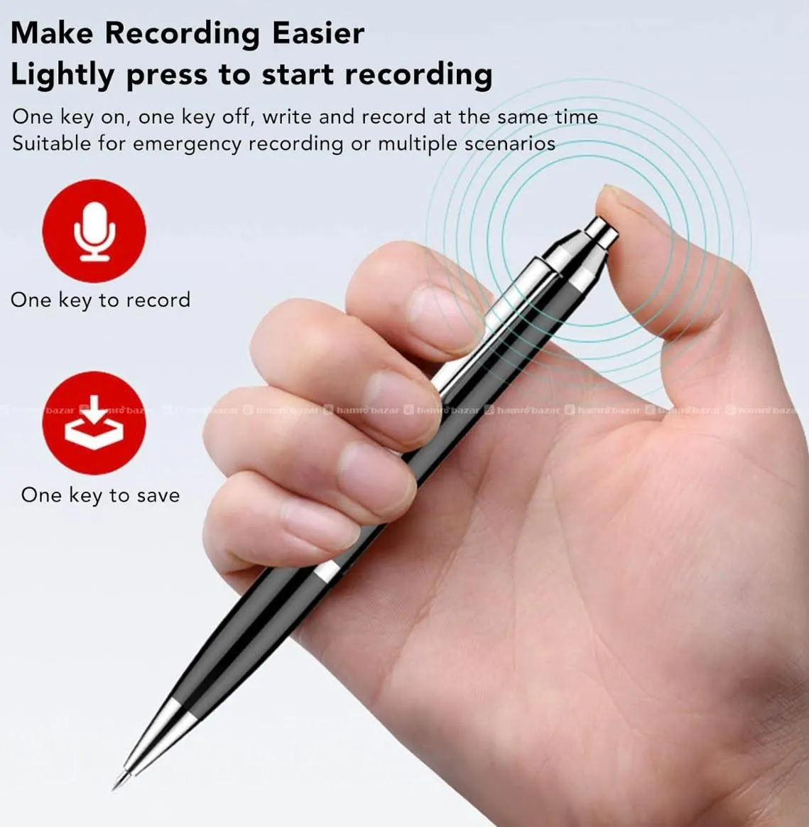 Pen Voice Recorder 4Gb Spy Pen Digital Voice 4