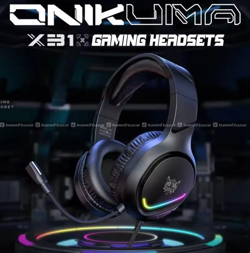 ONIKUMA X31 50mm Driver Wired Gaming Headphone 5