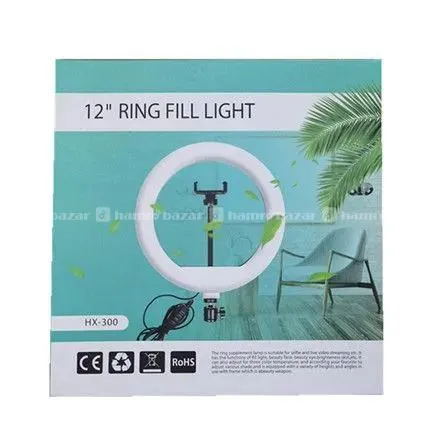 12'' Ring fill Light HX-300 With Stand 2