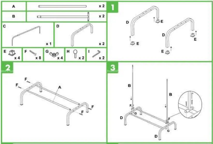 Broom house GR-001/ Garment rack/ clothes hanger 2