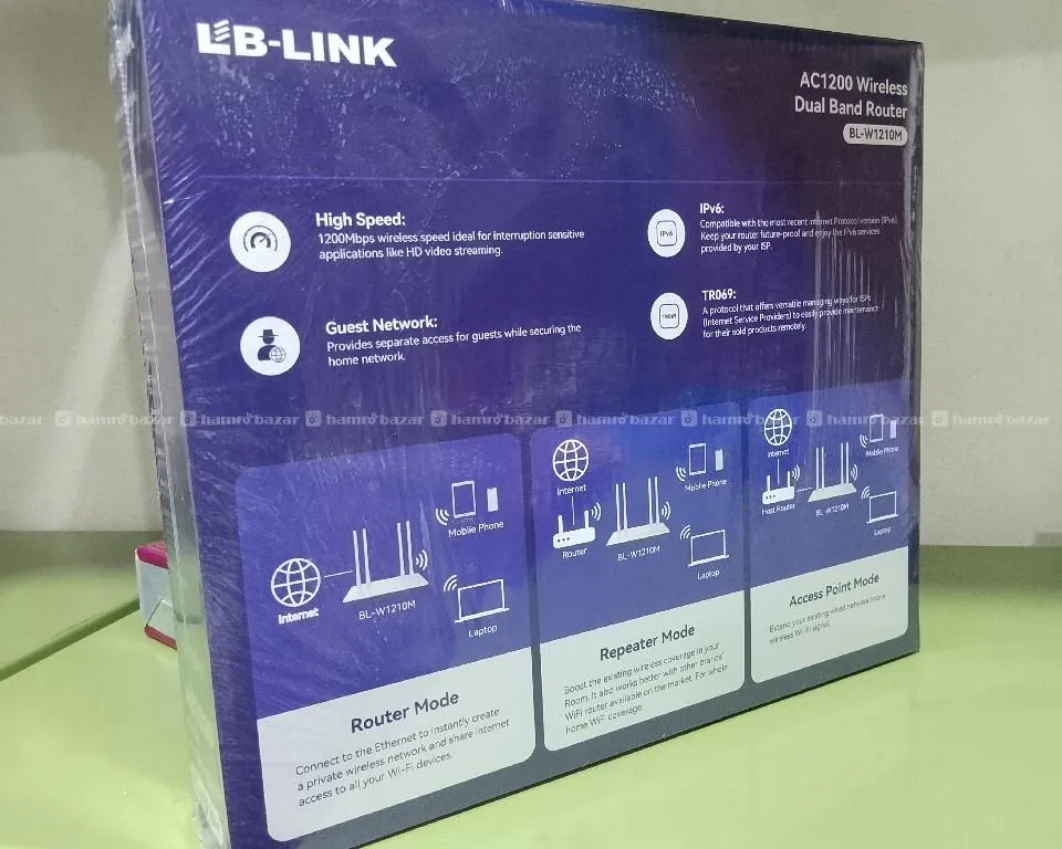 LB Link-AC1200 Wireless Dual Band Router 4 Antennas 5GHz Router 3