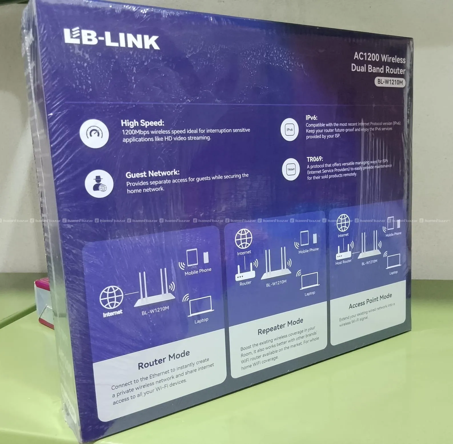 LB Link-AC1200 Wireless Dual Band 4 Antennas 5GHz 2
