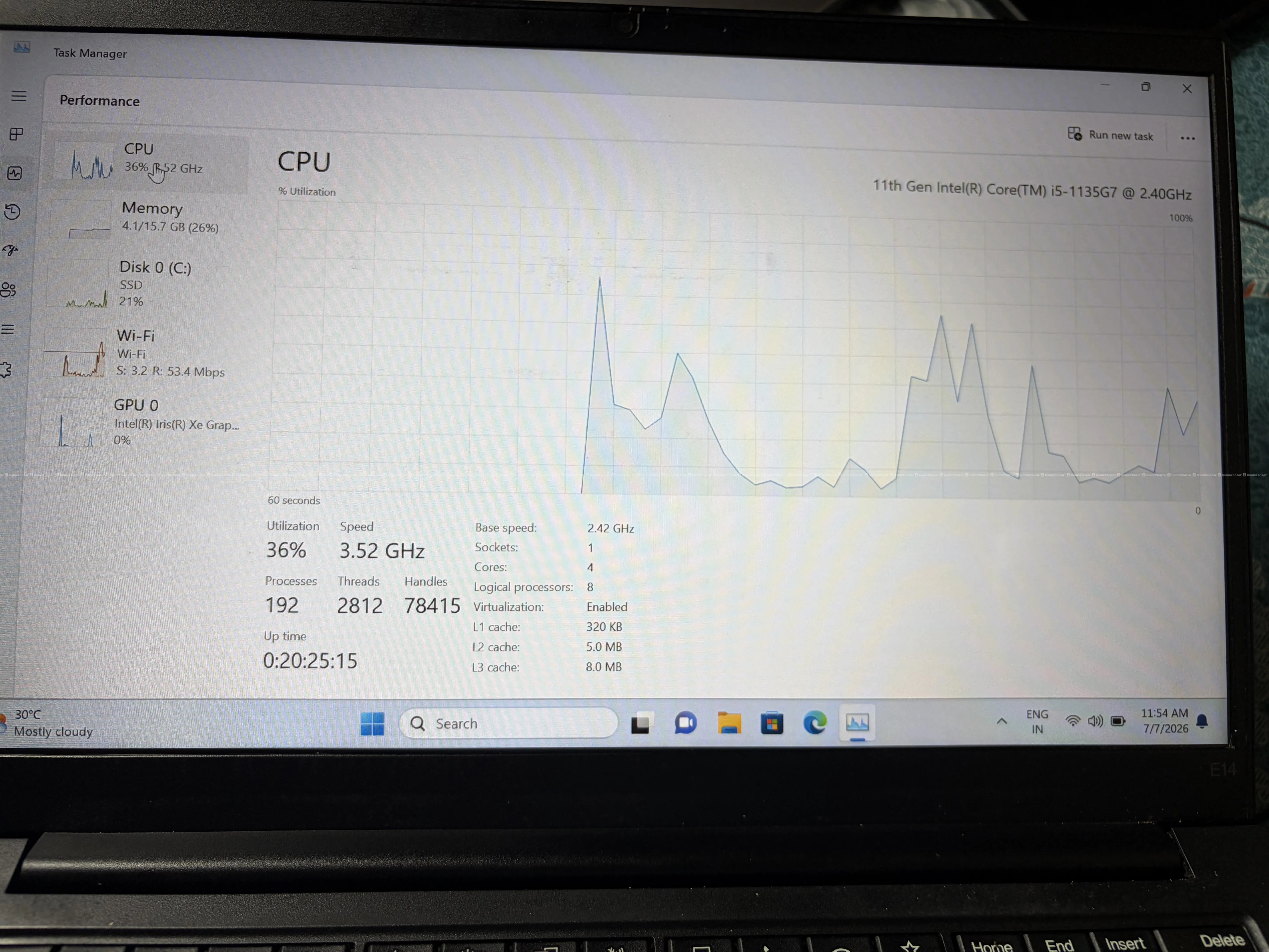 Lenovo Thinkpad E14 I5-11th generation 16/512 GB 3