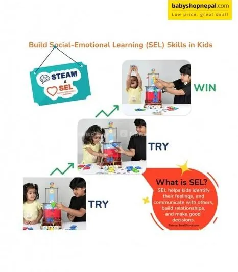 Smartivity Try Tower EQ Building Kit for Kids 3