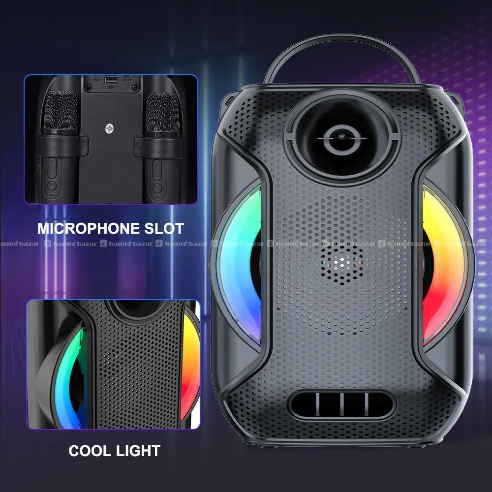 ZQS W4108 Portable Karaoke Speaker With Mic 2