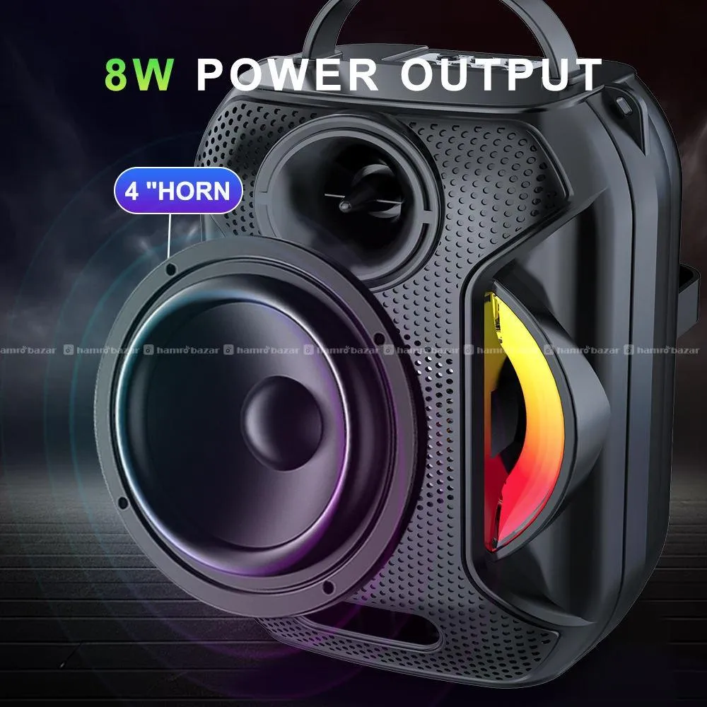 ZQS W4108 Portable Karaoke Speaker With Mic 4