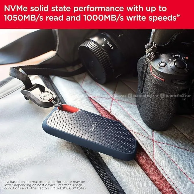 SANDISK 1TB Extreme Portable SSD Up to 1050MB/s 3