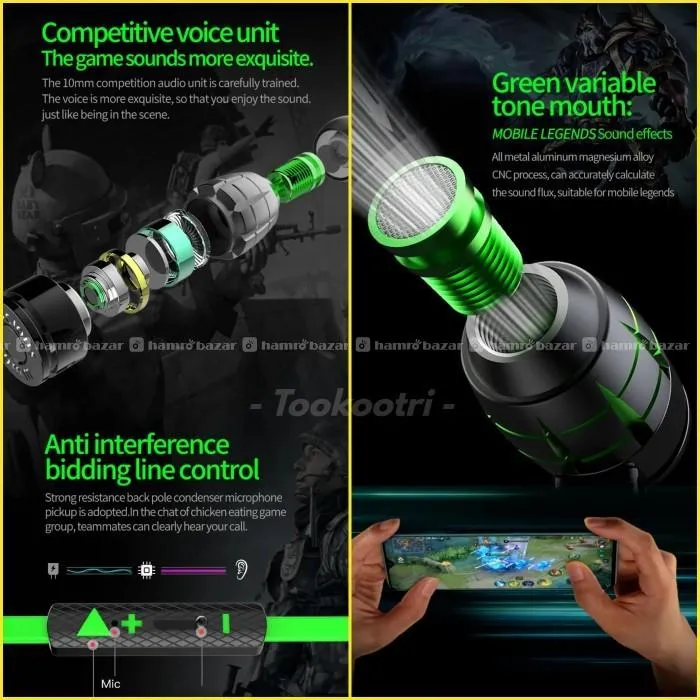 Plextone G25 Mark III Wired Gaming Earphone 3