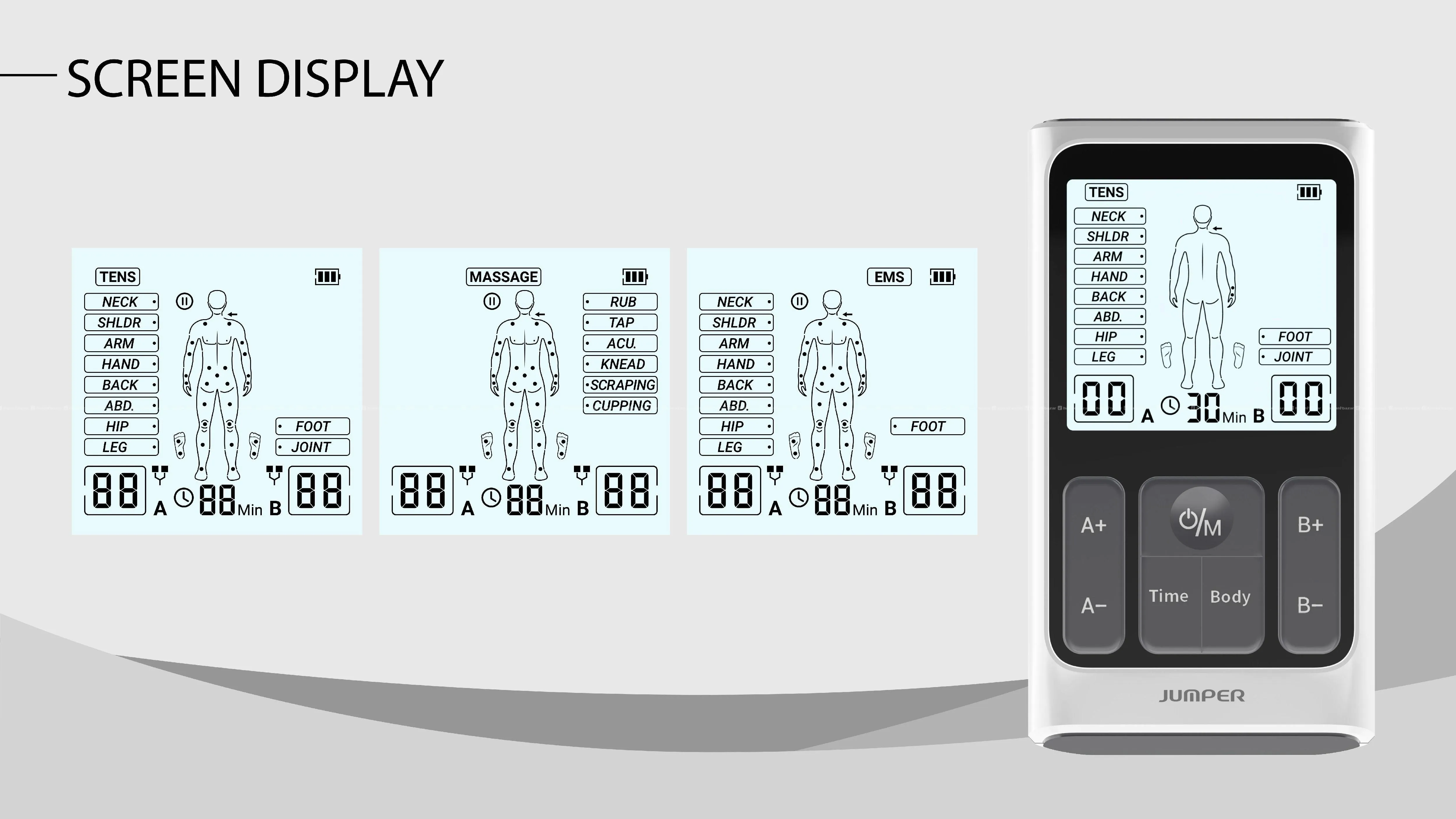 Tens Therapy Devices LPA11 Three In One 4
